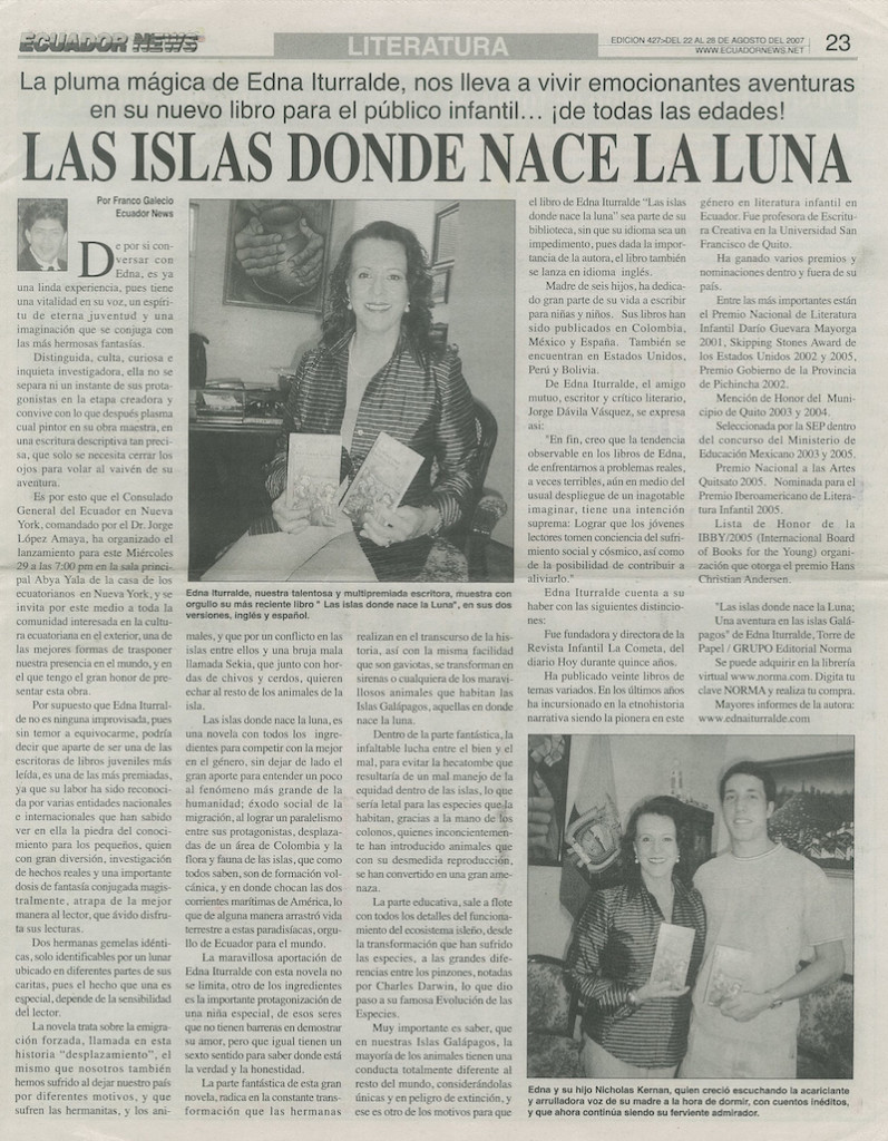 Ecuador News_Agosto 2007
