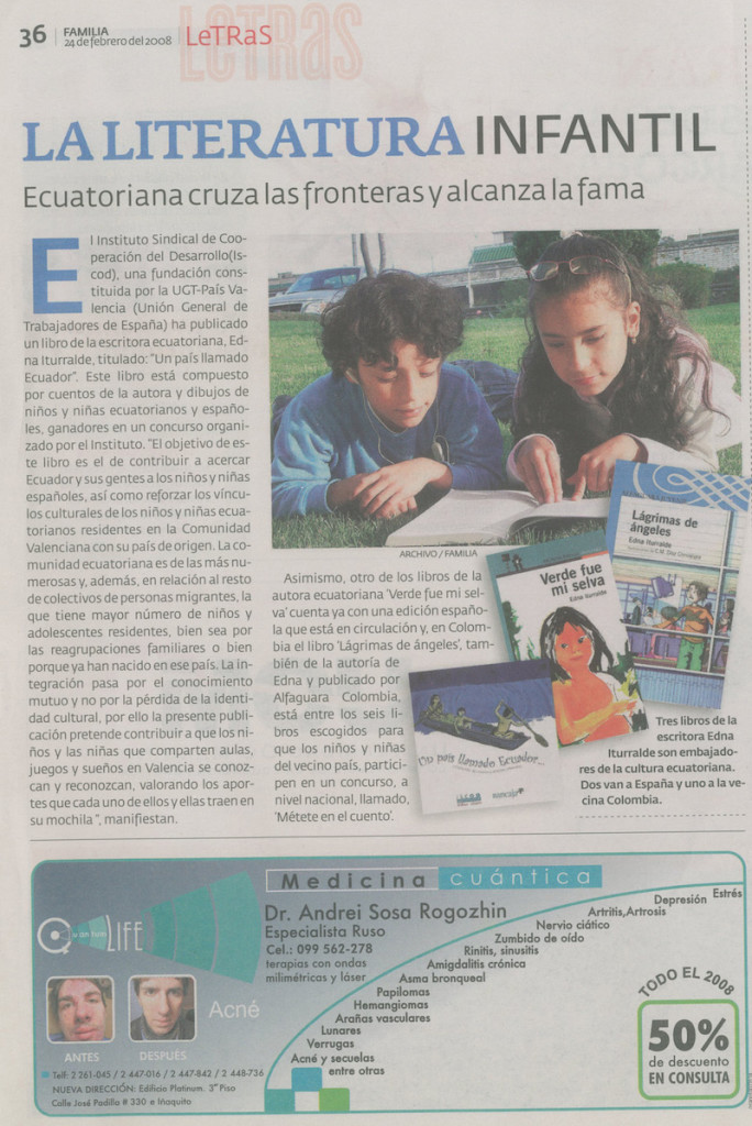 Revista Familia El Comercio_24 de febrero 2008